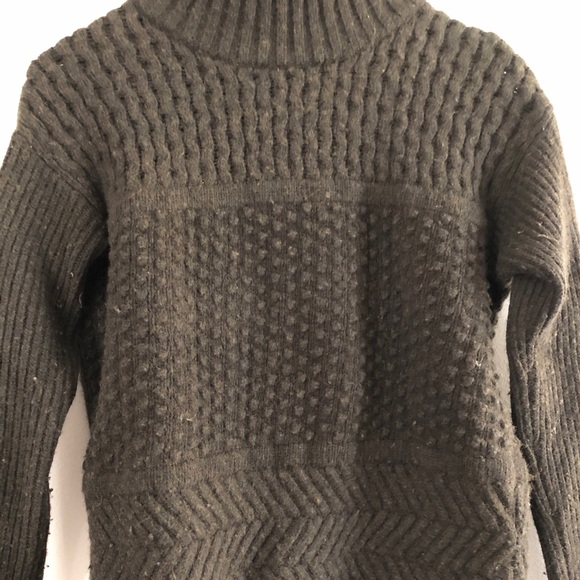 Levi’s Forest Green Wool Turtleneck Sweater - Picture 4 of 7
